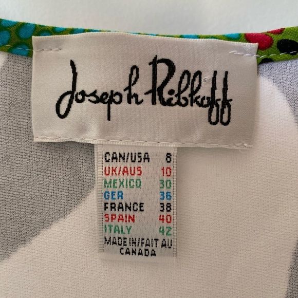 Joseph Ribkoff Spaghetti Strap Tank Top Sz 8 - Picture 5 of 6